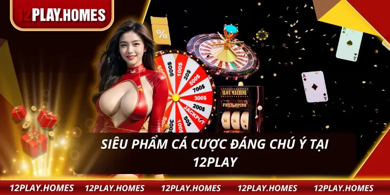 Sản phẩm cá cược luôn được đánh giá cao tại 12PLAY
