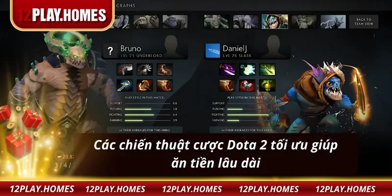 Tổng hợp chiến thuật cược Dota 2 được 12Play tổng hợp